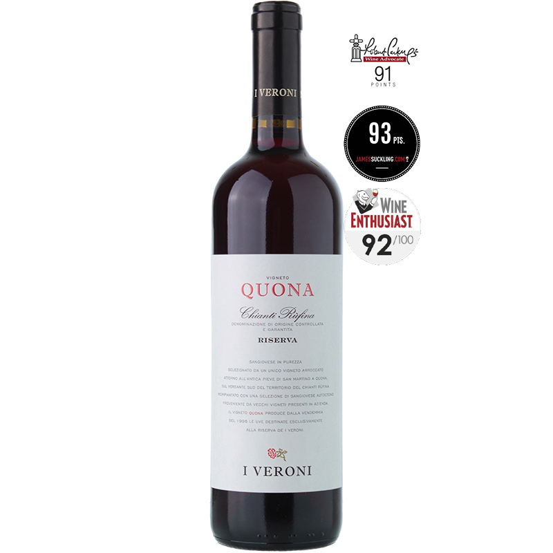 QUONA Chianti Rufina Reserve DOCG 2018 奎納奇揚地鲁菲娜DOCG紅酒